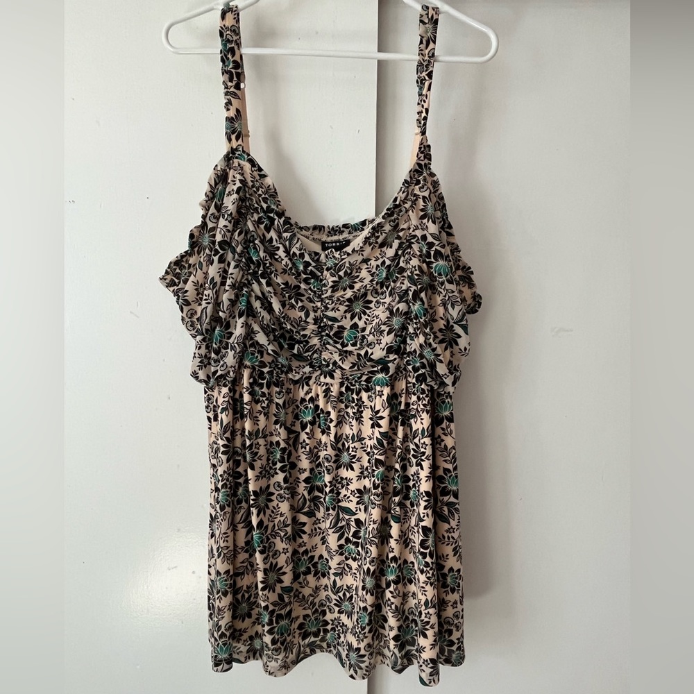 Torrid Size 4 Floral Tank Top